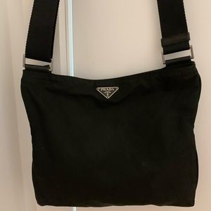 Authentic Prada nylon cross body bag